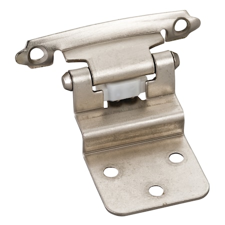 Hardware Resources Traditional 3/8 in Inset Hinge with Semi-Concealed Frame Wing - Satin Nickel P5922SN